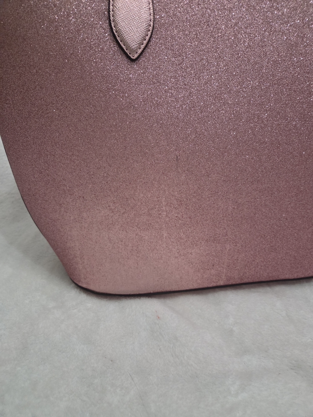 kate spade Metallic Rose Pink Glitter Tote - Picture 4 of 7